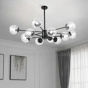 Modern Clear Glass Ball Pendant Light Decorative Simple Led