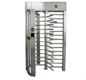 Stainless Steel Access Control Full Height Barriers With Card Reader