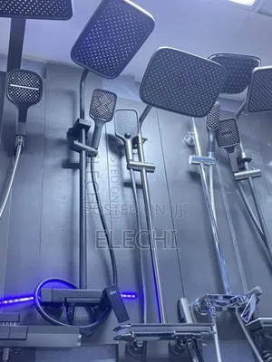 Standing Shower Black