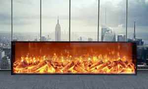 New Modern Electric Fireplace Lights Size 2mtr