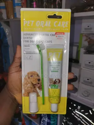 Pet Toothbrush Toothpaste Set – Oral Care for Dogs Cats