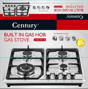 Century 4 Burner Inbuilt Stainless Gas Hob