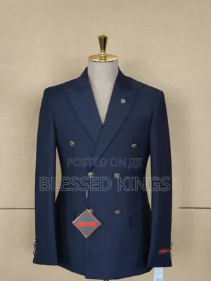 Double Breasted Navyblue Suit