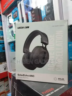 Green Lion Solar Echo Anc Infinite Playtime Headphones 