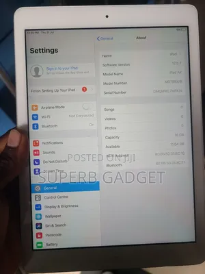 Apple iPad Air 16 GB White