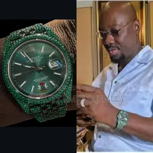 Original Rolex Ice Wristwatch(Cubana Birthday Rolex )