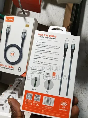 Type C to Type C Pd Usb Cable Output 65w Fast Ch Data Cable