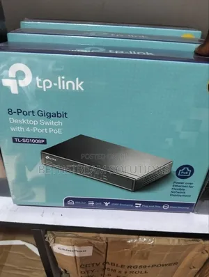 Tp Link 8 Ports Gigabyte Switch With 4 Ports Poe