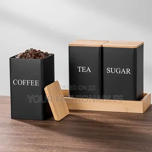 Multipurpose Storage Organisers, Tea Coffee Sugar Canisters