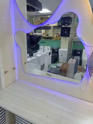 80x60cm Teddy  Beer Design 3 Colored Light Mirror