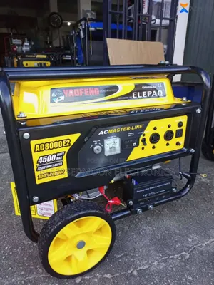 Elepaq Heavy Duty Generator Zero Noise 4.5kva(Free Delivery Ph)