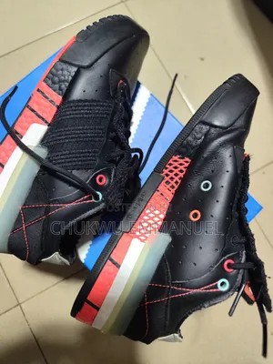 Adidas Rivalry Rm Low Black Solar Red