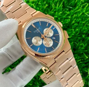 Tissot Chronograph Rose Gold Men Watch