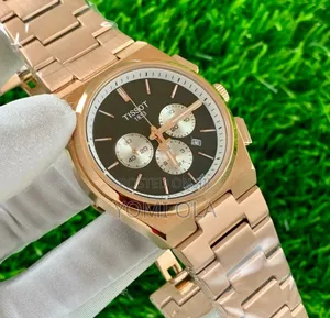 Tissot Chronograph Rose Gold Men Watch
