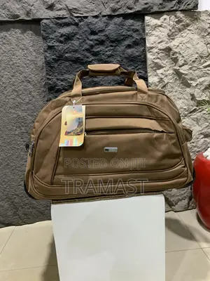 Delilai Duffle Trolley Bag (Light Brown)
