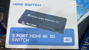 5-Port Hdmi Switch With Remote – Black (Switcher5p)