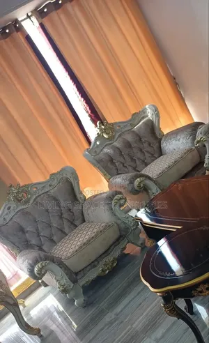 Newly Royal Sofa Fabric Chairs By 7seater With Throw Pillows