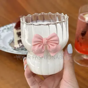 Borosilicate Bow Glass Cup