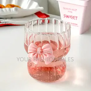 Borosilicate Bow Glass Cup