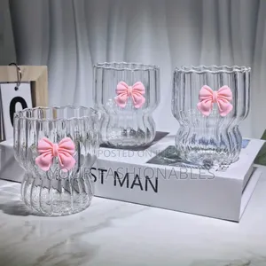 Borosilicate Bow Glass Cup