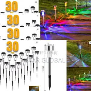 120packs Multi-Color Solar Lights for Dynamic Gardens, Lawns