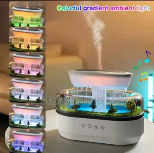 7-Night Light Air Humidifier Water Drip Micro Landscape