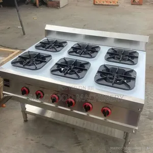 Industrial 6 Burner Cooker Without Oven