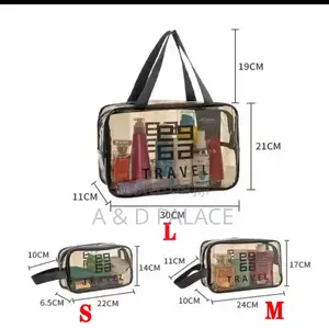 Transparentwaterpro Travel Cosmetic/Toiletry Handheld Bag