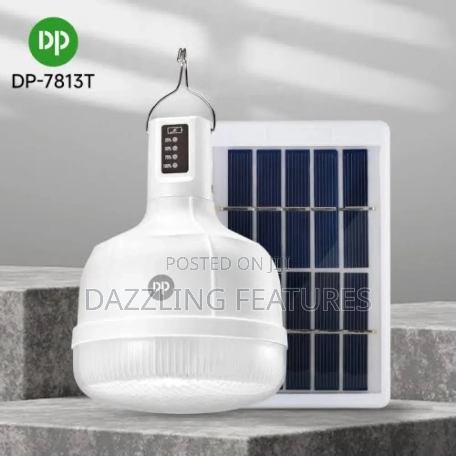 Bulb With Solar Panel