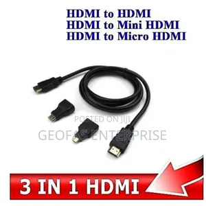 3in1 Hd Audio Video Hdmi Adapter