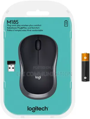 Logitech M185 Wireless Mouse.