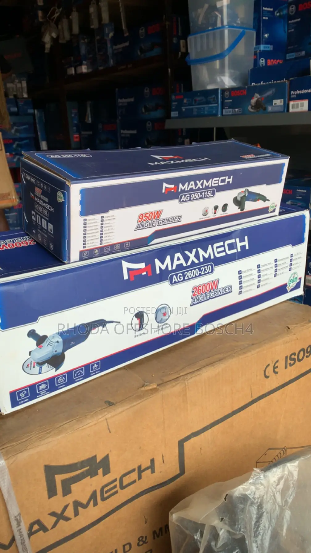 Maxmech Angle Grinder 9” and 4,1/2”