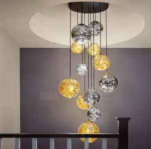 Modern Nordic Stair Chandelier Light