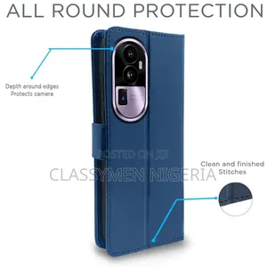 Oppo Reno 10 Pro Plus - Luxury Case + Magnetic Close + Stand