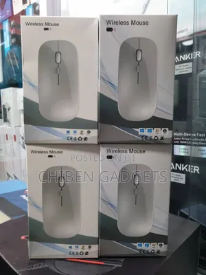Wireless Rechargeable Mouse for Laptop, Led