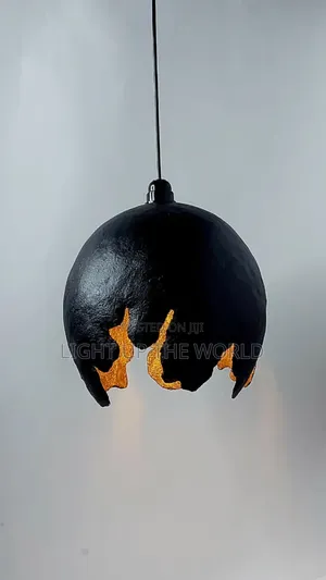 Black and Gold Pendant Light