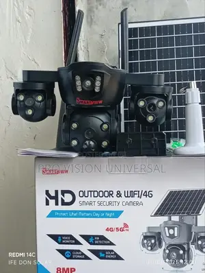 Solar Camera 3lens 3view Security Camera It Uses Sim Card