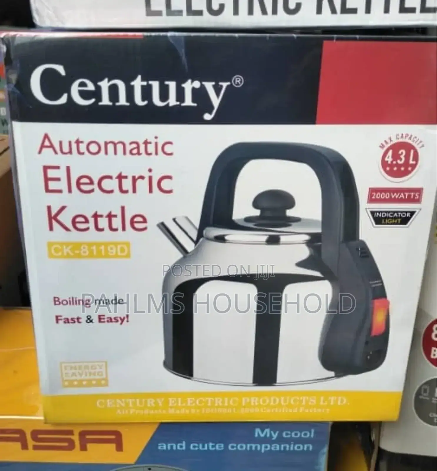 Century 4.3litre Automatic Electric Kettle