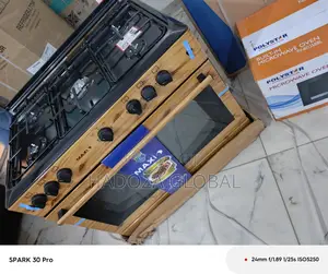 Durable And Powerful 5 Burner Cooker + Oven – For Every Meal