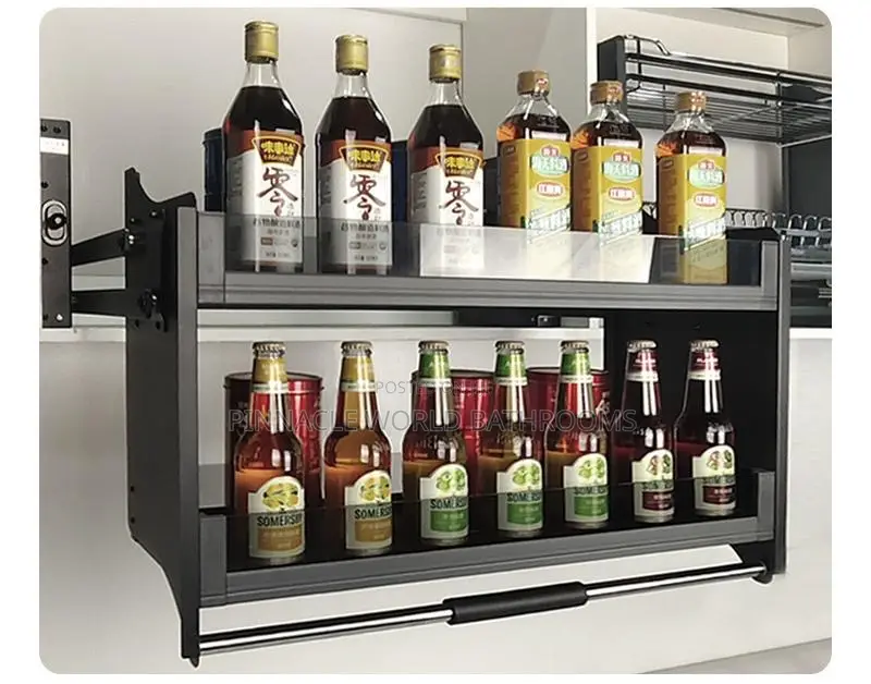 England Built in Pull Down Spice Rack
