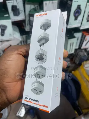 Porodo Universal Ac Adapter ( Multiple Outlet )