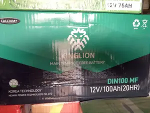 Y 100ah Korea Battery for Your Cars and Generator Set