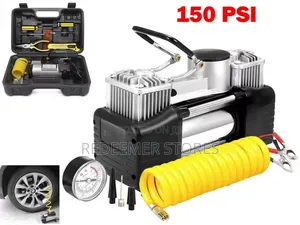 12v Double Cylinder Air Compressor Inflation Pump (Tool Box)