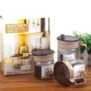 2pc Spice Cup and 1 Oil Storage/Dispenser Bottle