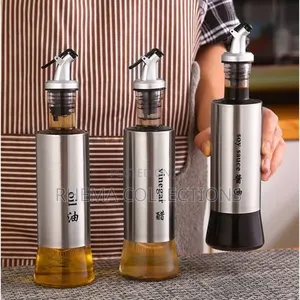 Glass Oil Stopper Cap Dispenser Sprayer Bottle