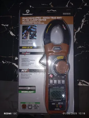 Southwire 23070t True Rms Ac/Dc 1000a  Clamp Meter.