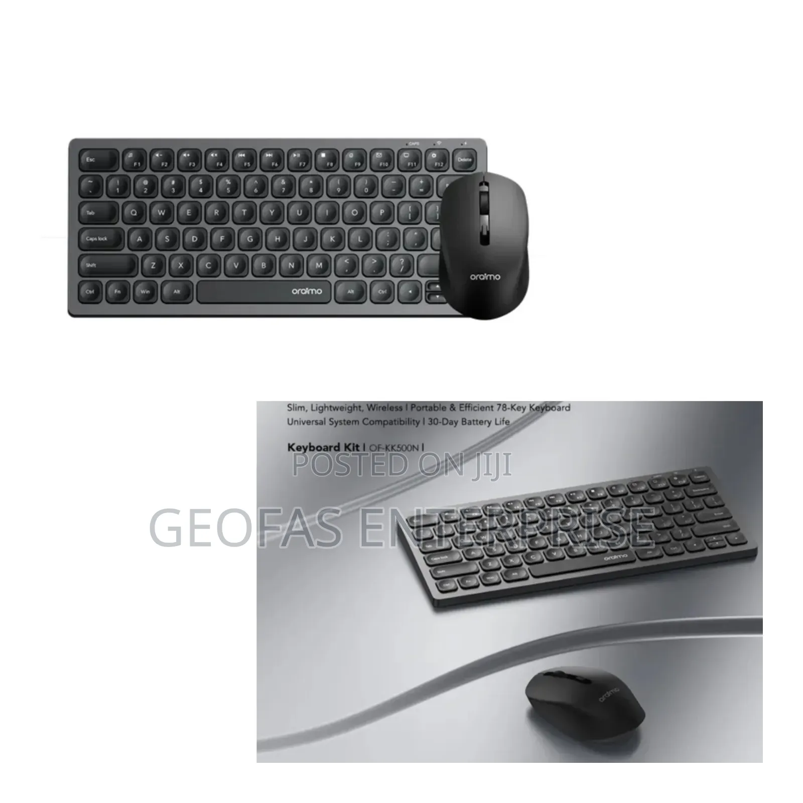 Oraimo Nimbletype Wireless Keyboard Mouse Kit