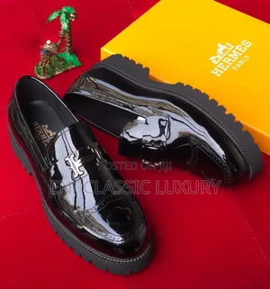Classic Luxury Designer Men's Shoes Hermes Well Branded