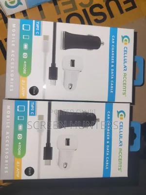 Car Charger With Type C Cord