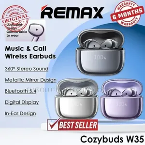 Headphone True Wireless Stereo Remax Cozybuds W35